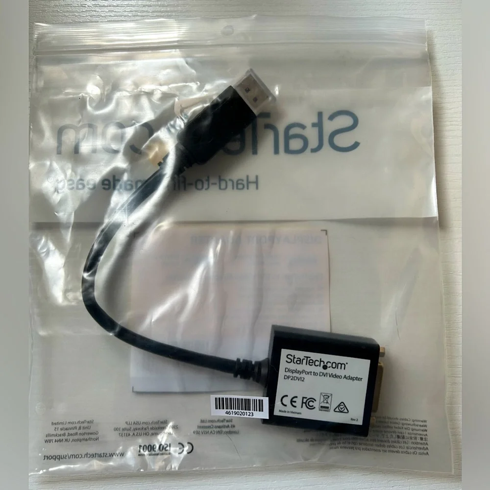 NIB DisplayPort adapter DVH-I 29 pin female